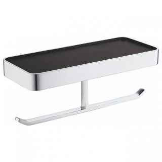 Двойной держатель для туалетной бумаги с полкой Wonzon & Woghand Lotte WW-8356A хром